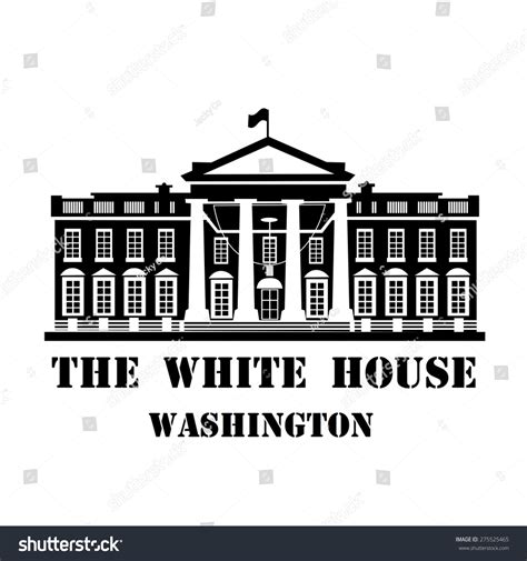 White House Vector Stock Vector (Royalty Free) 275525465 | Shutterstock