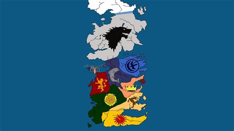 Westeros Map With Houses