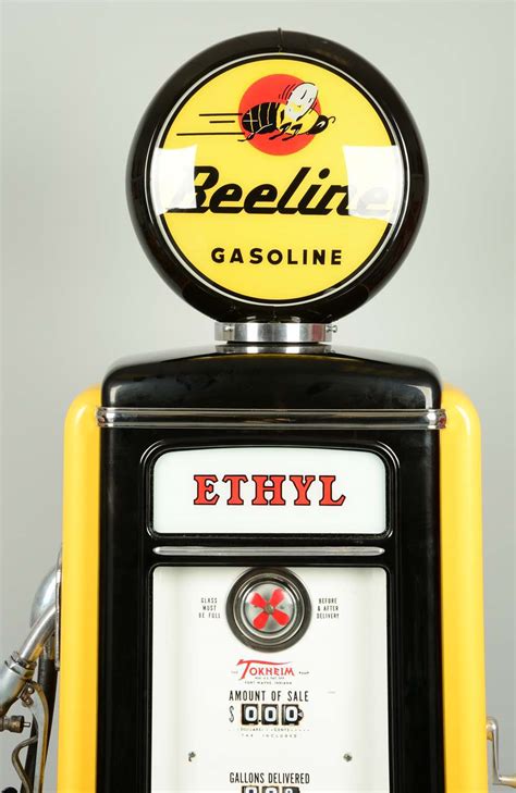 Lot Detail Tall Tokheim Model 39 Gas Pump Restored