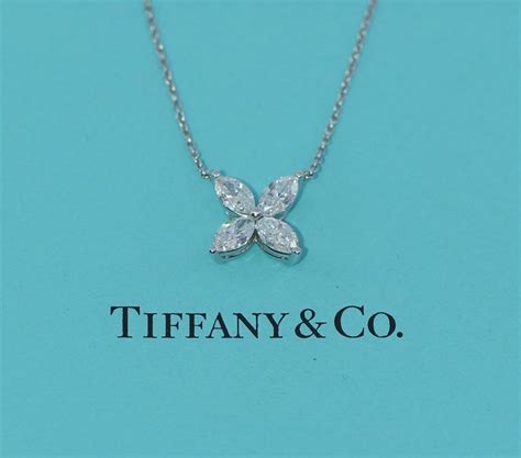 Tiffany And Co Victoria Large Diamond Platinum Necklace Ebay