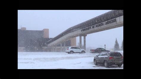 Pre Blizzard Snowfall In Grand Forks North Dakota 1 15 2014 Youtube