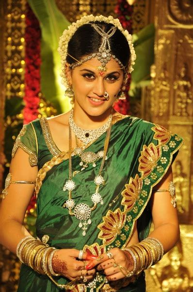 Mogudu Movie Tapasee Pannu Stills In Traditional Wedding Saree Photos