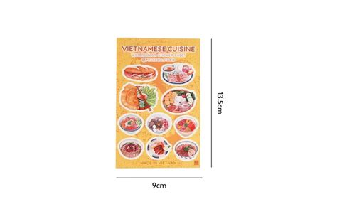 Stationery :: Postcards :: Vietnamese Cuisine Stickers