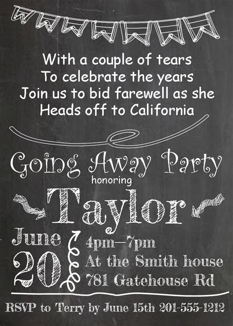 30 Farewell Party Invitation Template Free In 2020 Farewell Party Invitations Going Away