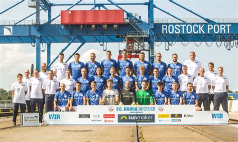 Mannschaftsfoto Des Fc Hansa Rostock Hansanews De