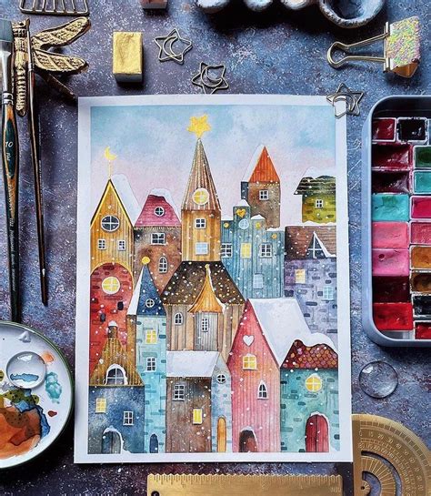 Watercolor Акварель on Instagram your dose of watercolor