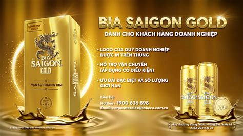 Tung Nhiều Hậu Mãi đặc Biệt Bia Saigon Gold Gỡ Khó” Doanh Nghiệp