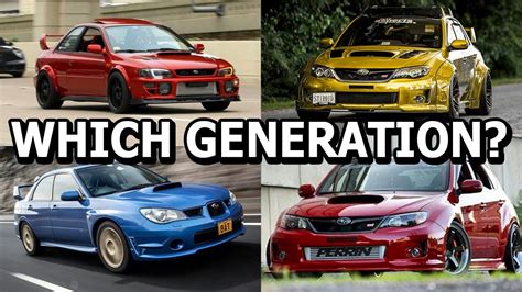 THE BEST SUBARU WRX GENERATION IS YouTube