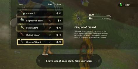 Zelda Tears Of The Kingdom Best Ways To Increase Links Fire Resistance