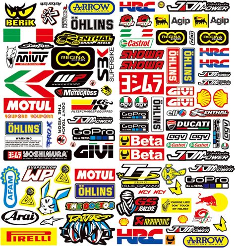 90pz Adesivo Auto Adesivi Per Moto Kit Stickers Adesivi Auto Moto