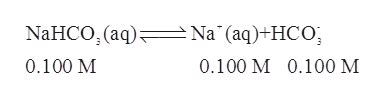 Answered: Calculate the pH of a 0.100 M NaHCO3… | bartleby