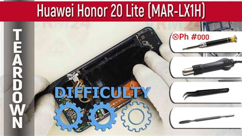 Huawei Honor 20 Lite MAR LX1H Teardown Take Apart Tutorial YouTube