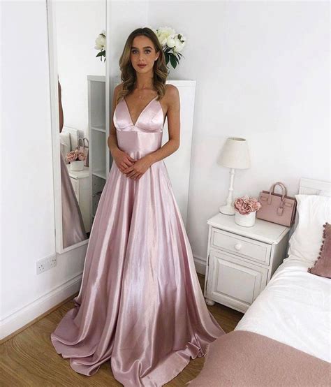 Coast Strappy Satin Maxi Dress Blushlight Pink Light Pink Prom Dress Blush Prom Dress Pink