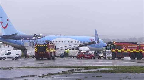 Leeds Bradford Airport Closed After Plane Skids Off Runway In Storm