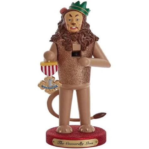 Kurt Adler Wizard of Oz Cowardly Lion Nutcracker, 10"