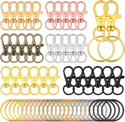 Pcs Key Chain Clip Hooks Evatage Swivel Clasps Lanyard Snap Hook