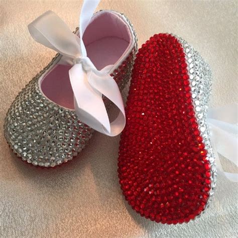 Christian Louboutin Inspired Full Crystal Baby Booties Shoes