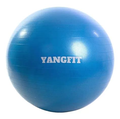 Pelota suiza antiráfagas para pilates y yoga de 65 cm con bomba