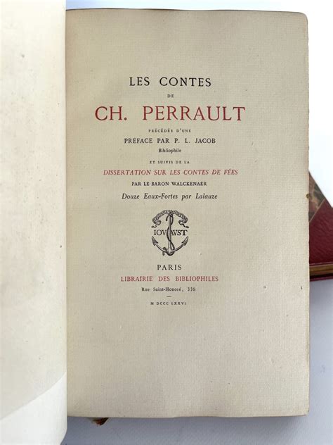 PERRAULT Les Contes De Ch Perrault First Edition Edition