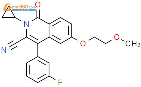 Isoquinolinecarbonitrile Cyclopropyl Fluorophenyl