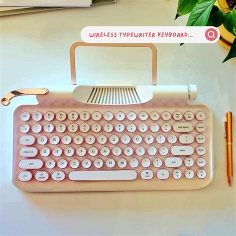 Wireless typewriter keyboard – Artofit