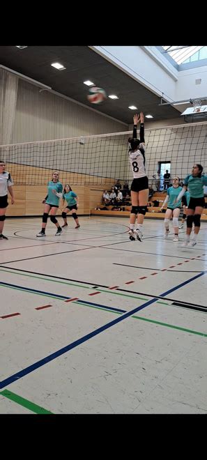 Volleyballteam der Mädchen WK II im Landesfinale Freiherr vom Stein