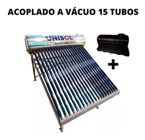 Aquecedor Solar A V Cuo Acoplado Tubos Inox