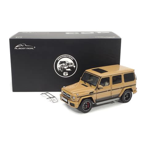 Mercedes Amg G 63 W463 463 Edition 2015 Desert Sand 118 Almost Real Alm 820605 Model Car