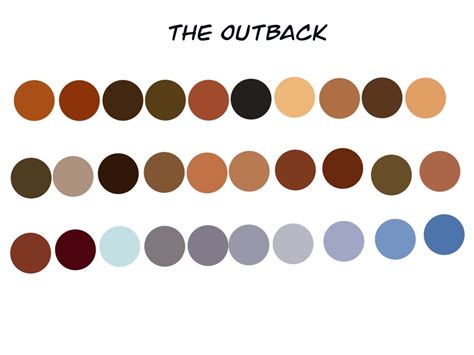 Australian Outback Procreate Palette - Etsy