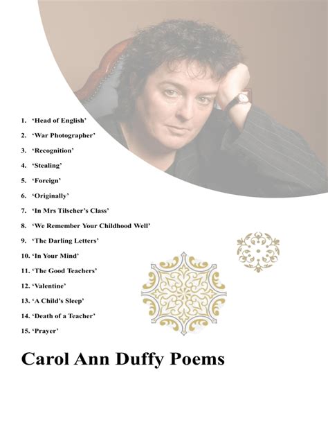 Igcse Carol Ann Duffy Poems