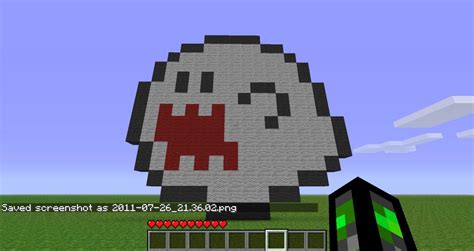 Boo Pixelart Minecraft Map