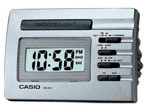 Alarm And Wall Clocks Casio Digital Travel Alarm Clock Dq 541d 8rdf