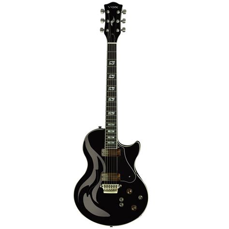 Vox VGSC Virage Single Cutaway Electric Guitar Jet Black Display