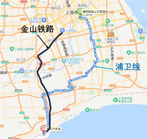 金山 金山铁路 浦卫线 浅谈中国城际铁路及城郊公交 哔哩哔哩