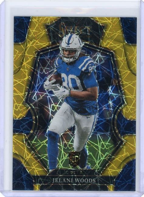 Jelani Woods 2022 Panini Select Gold Prizm RC 7 10 Colts EBay