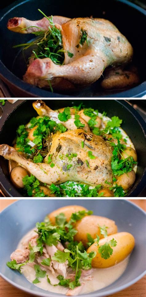 Coconut Milk Roast Chicken Pot Recipe