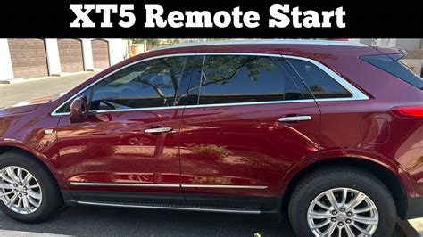 How To Use Remote Start On 2017 2021 Cadillac Xt5 Using Remote Key Fob Youtube