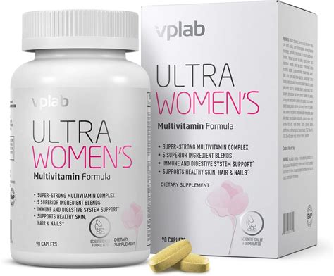 Vplab Ultra Womens Multivitamin Formula 90 Caplets витаминно минеральный комплекс для женщин