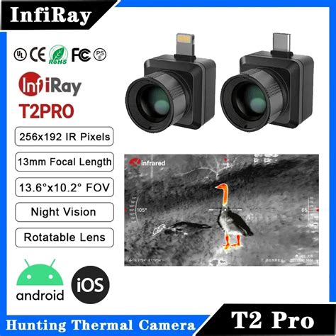 InfiRay T2 Pro Thermal Imager Hunting Camera Outdoor Search 1579m