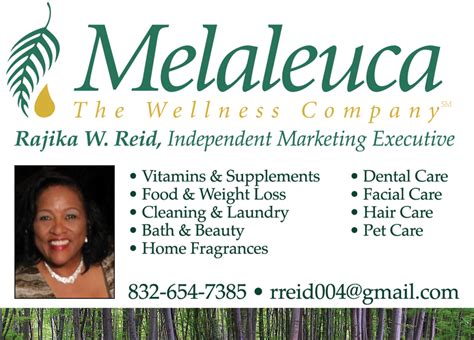 Christians In Business Melaleuca The Wellness Company Details