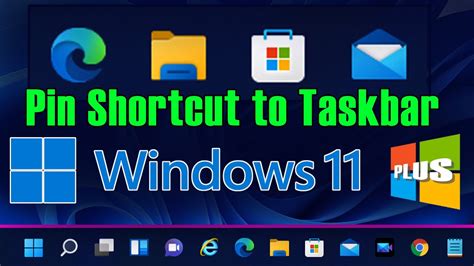 Windows Tutorials Pin Shortcut To Taskbar Youtube