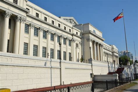 National Museum of Fine Arts Facade in Manila, Philippines Editorial ...