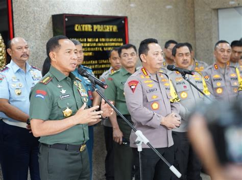 Kunjungi Mabes Polri Panglima Tni Perkuat Sinergi Tni Polri Okezone