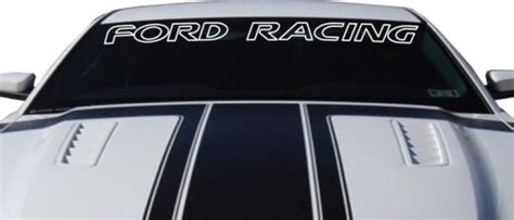 Ford Racing Vinly Window Decal Stickers - Custom Sticker Shop