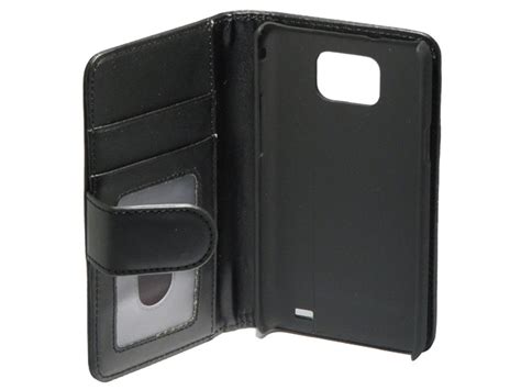 Classic Series Kunstleren Sideflip Case Voor Samsung Galaxy S2 Plus