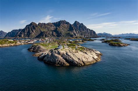 Henningsvaer Lofoten Is An Archipelago In The County Of Nordland