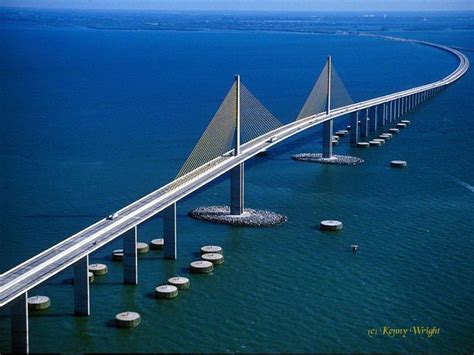 Sunshine Skyway Bridge Sunshine Skyway Bridge American Vacations St