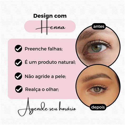 Benefícios da Henna Curso design de sobrancelha Henna Dicas de