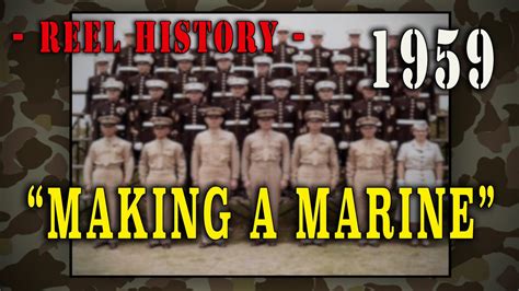 Making Of A Marine 1959 Parris Island Boot Camp Documentary Youtube