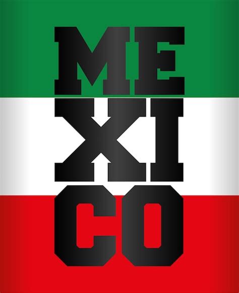 Diseño De México Vector Premium